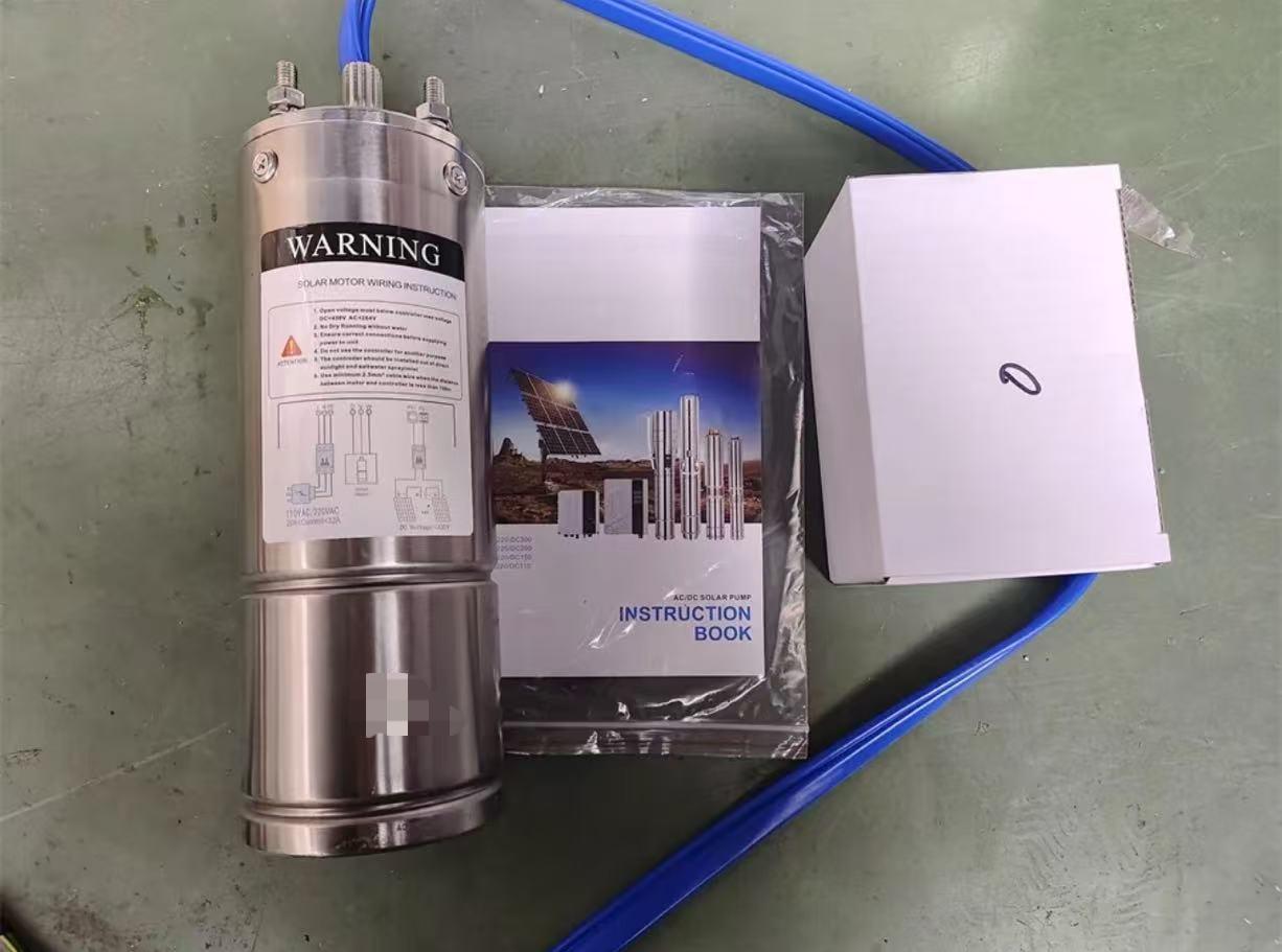 AC DC Solar Motor con girante in acciaio inossidabile -Video di watch