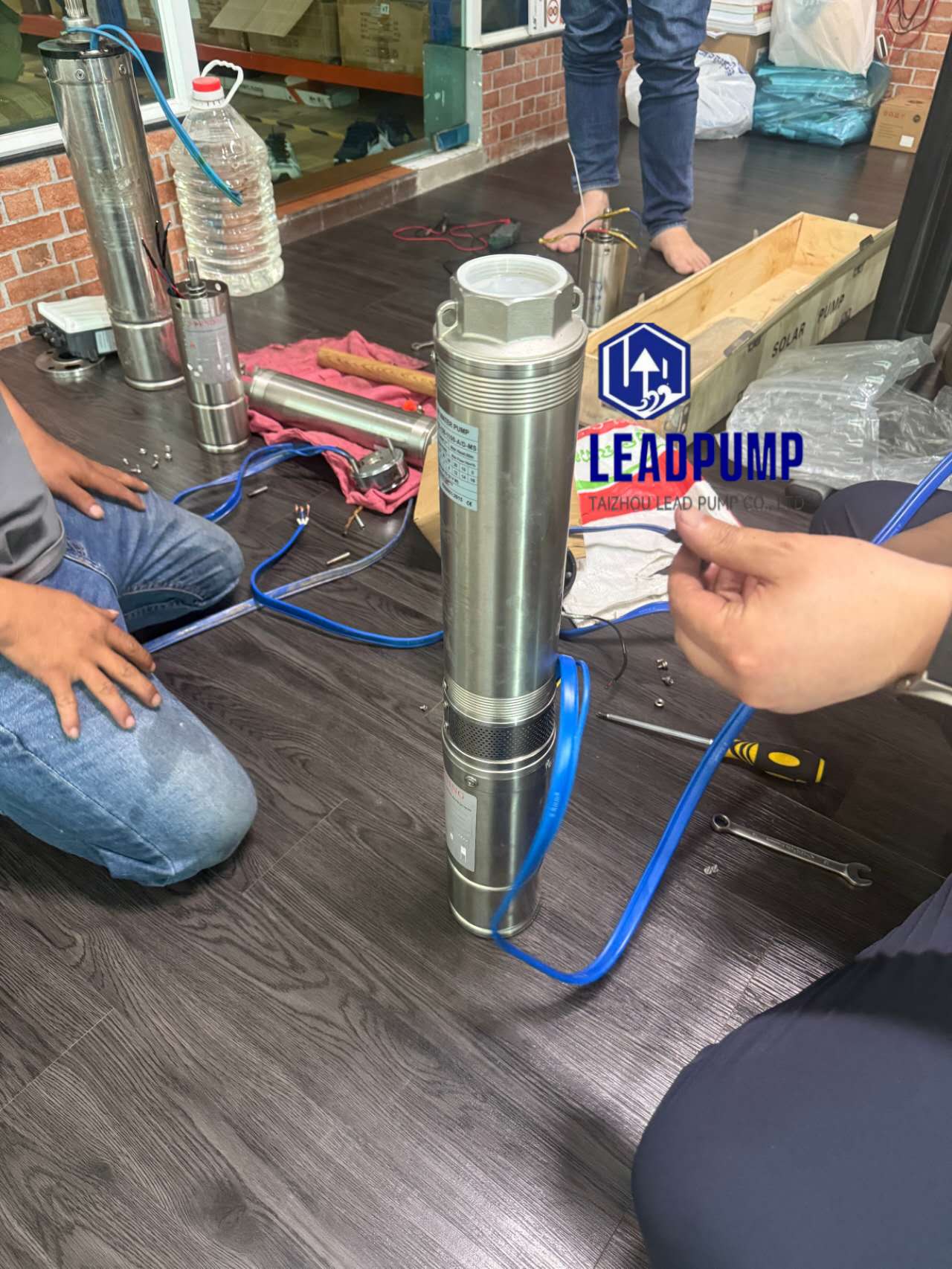 Taizhou Lead Pump co., Ltd si precipita ad assistere al cliente nel sud -est asiatico con un problema della pompa dell'acqua solare