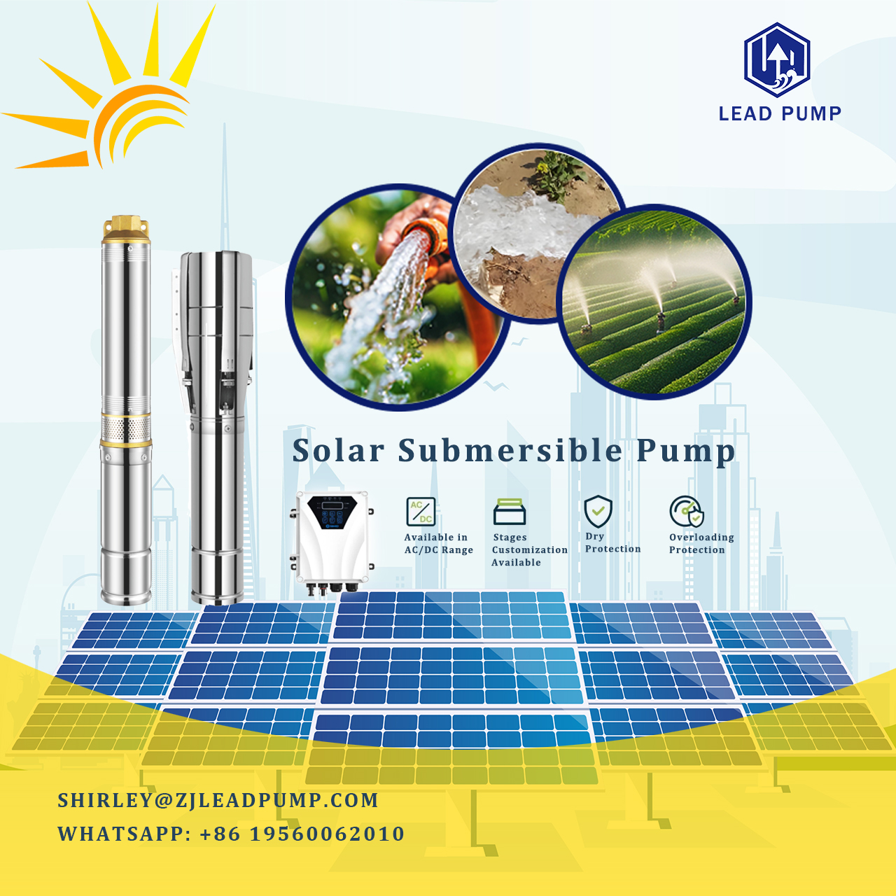 La pompa solare Solar da 3HP AC DC è stata gestita con successo in Vietnam