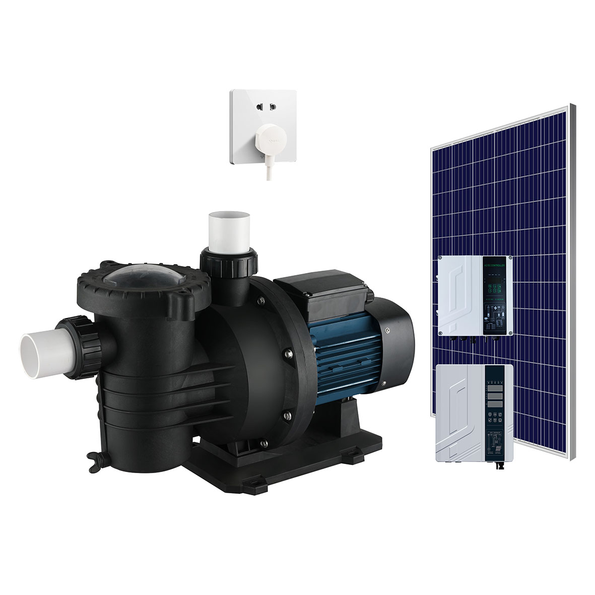 Pump da piscina solare ibrida AC DC